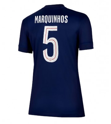 Paris Saint-Germain Marquinhos #5 Hemmatröja Dam 2025-26 Kortärmad